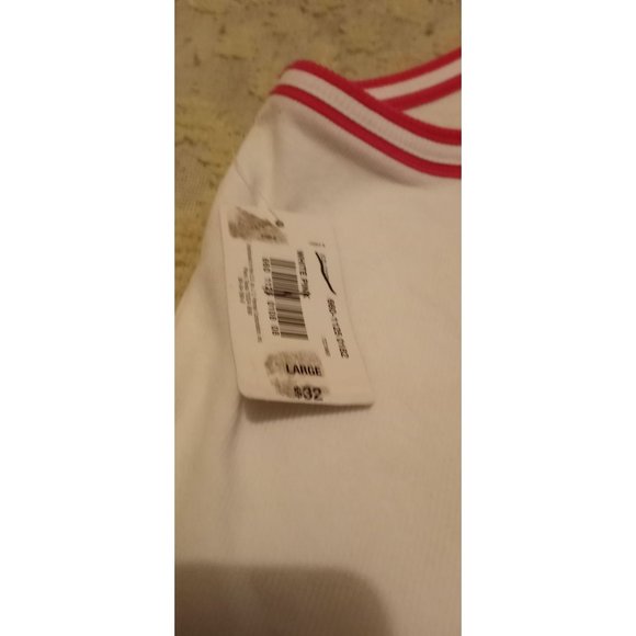 NWT Flirtitude Active White Cropped Tank Top  Women's Size Large - Picture 2 of 6